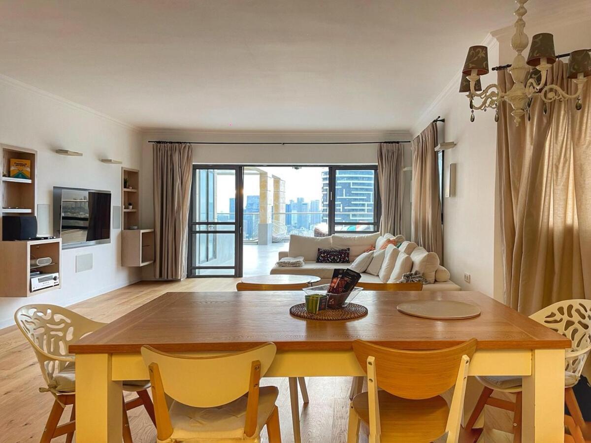 Beautiful Penthouse W/Amazing View, Prime Location Leilighet Ramat Gan Eksteriør bilde